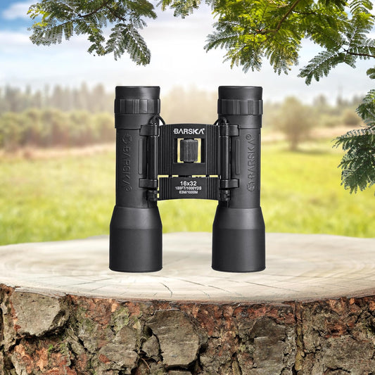 Barska Lucid View Compact Binoculars – Fully Coated Roof Prism, Center Focus, Lightweight Outdoor Binoculars for Bird Watching, Hiking, and Travel