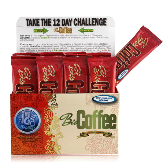 Bio Coffee- NEW! - First Organic Instant Non-dairy Alkaline Coffee (12