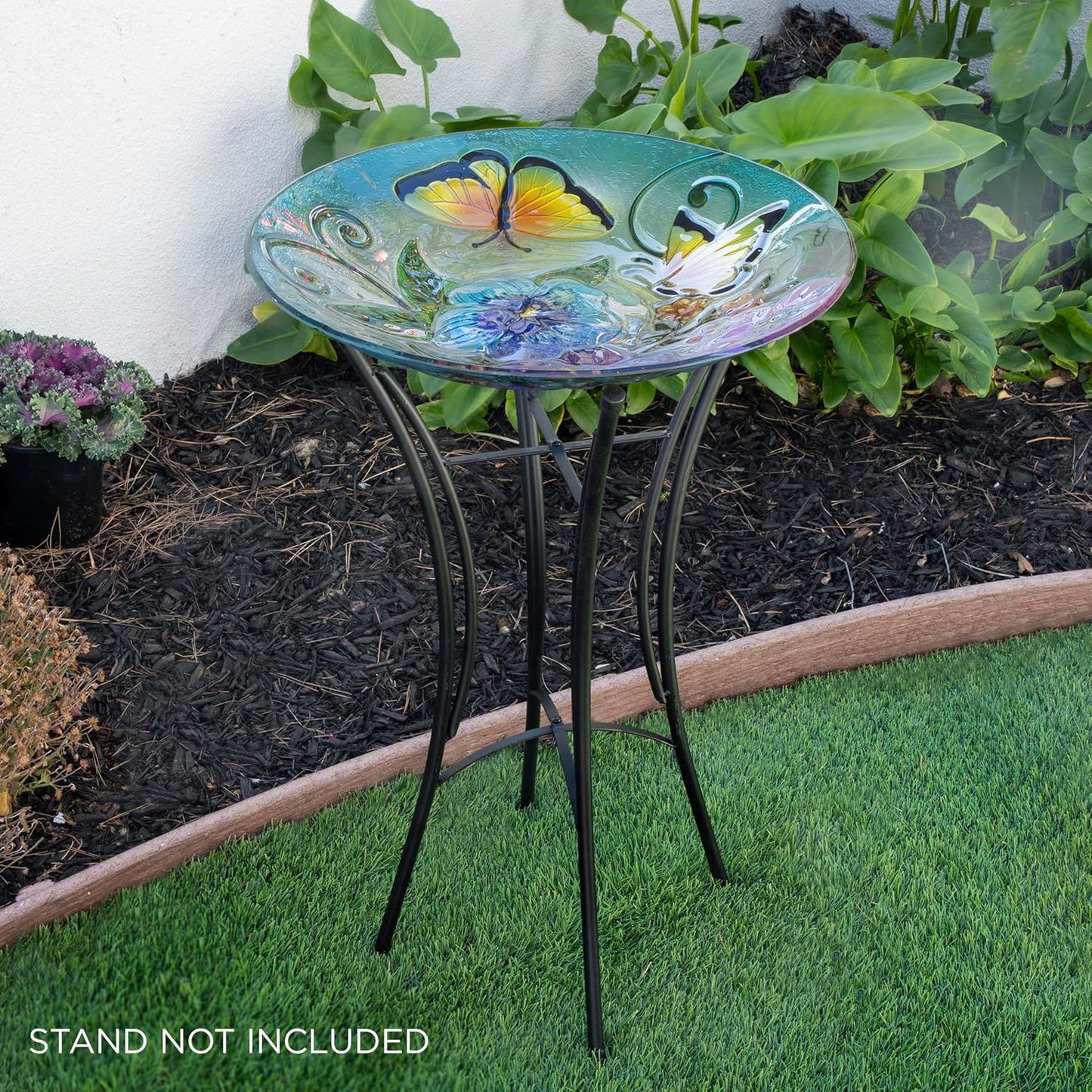 Alpine Corporation 18" Outdoor Birdbath Bowl Topper, Garden Decor