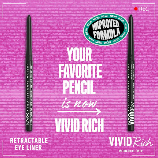 NYX PROFESSIONAL MAKEUP Mechanical Eye Pencil,Vivid Rich Mechanical, C