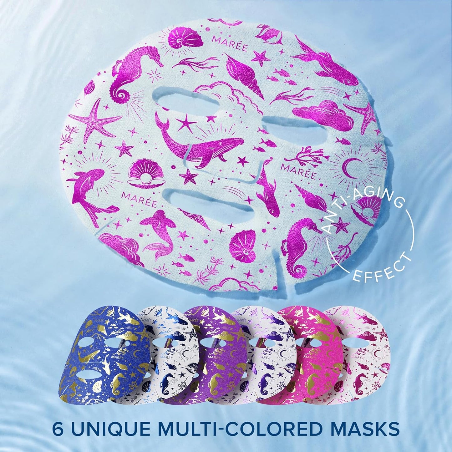 MAREE Collagen Facial Mask with Hyaluronic Acid — Sheet Face Mask Skin
