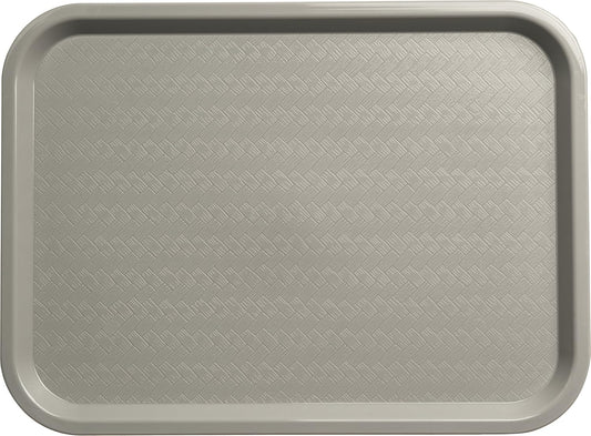 Carlisle FoodService Products CT121623 CafΓ© Standard Cafeteria / Fast Food Tray, 12" x 16", Gray