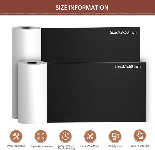 Besezx Leather Repair Patch Tape Kit, Self Adhesive Leather Repair for