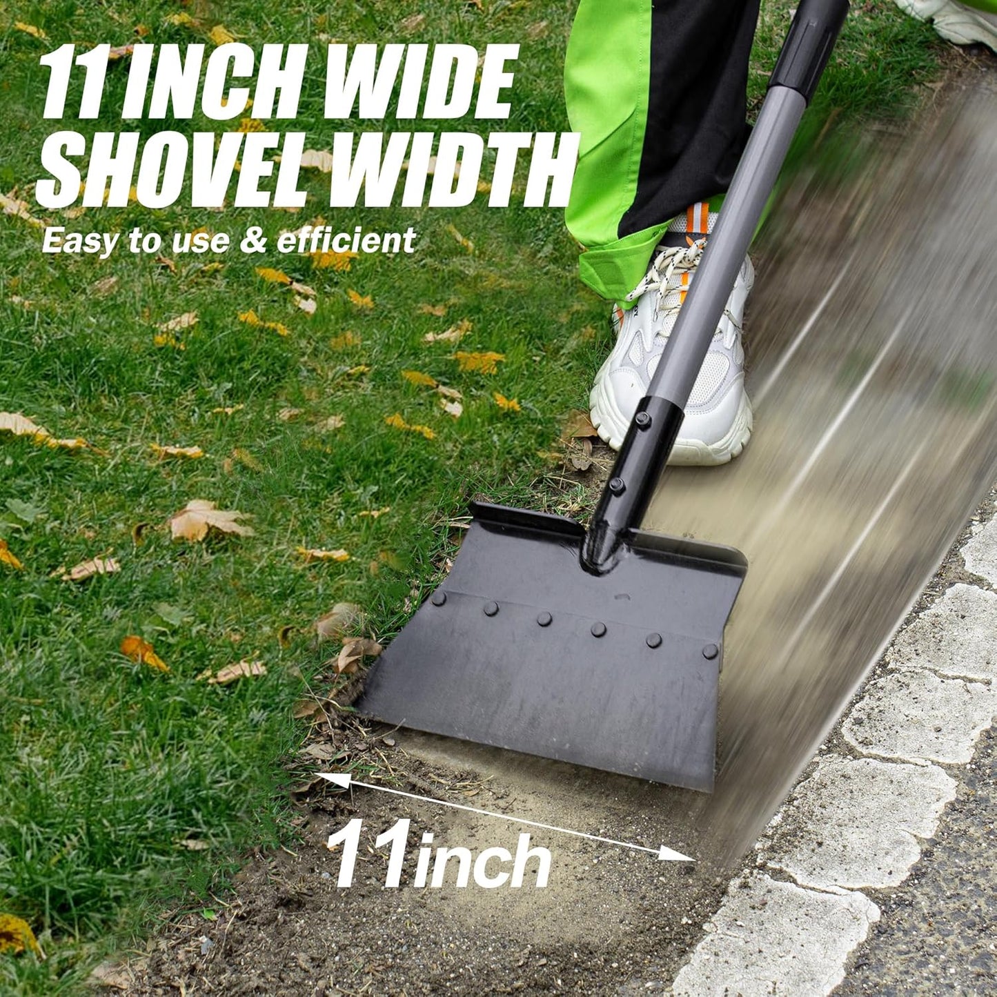 Suchtale Garden Flat Shovel,Floor Scraper, Heavy Duty Multifunctional