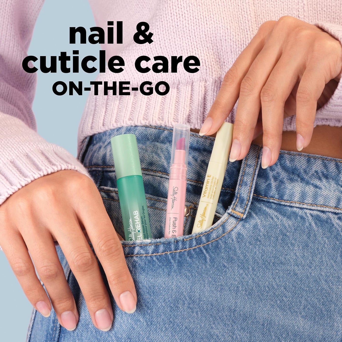 Sally Hansen Push & Buff 2-in-1 Cuticle Care Treatment Pen | Exfoliate