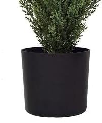 Silk Tree Warehouse One 5 Foot Artificial Topiary Cedar Tree Potted Indoor Outdoor Plant