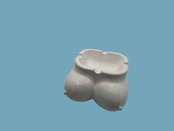 Modern Female Form Planter – Unique Concrete Body Shape Design for Decorative Vase