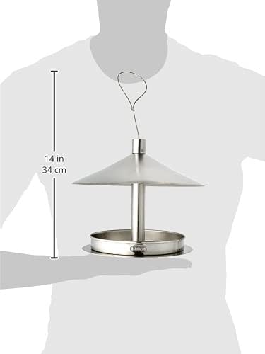Habau 1771 Stainless Steel Feeding Station with Cord for Hanging Up