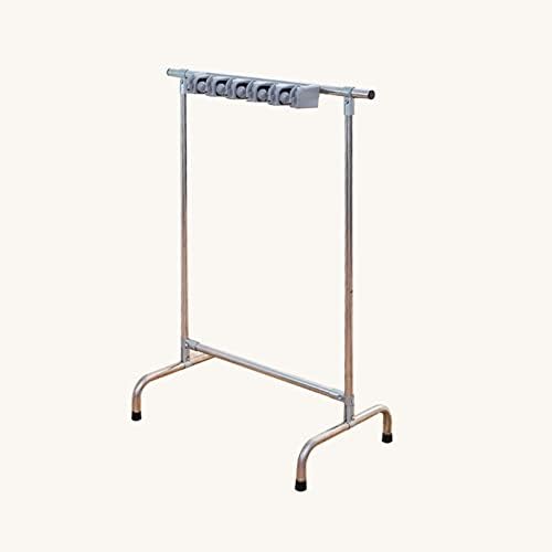Movable Mop and Broom Holder - Space-Saving Drain Rack nizer for Wet M