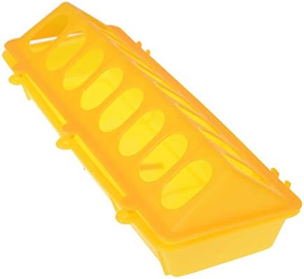2pcs Plastic Pheasant Feeding Bucket Chicken Bird Feeder Fountain Flip-Top Poultry Quail Feeding Tool Pigeon Feeder Trough (50cm)