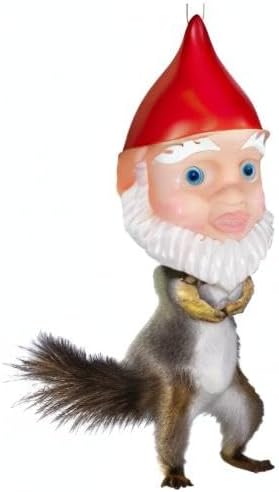 Archie McPhee Funny Gnome Squirrel Feeder