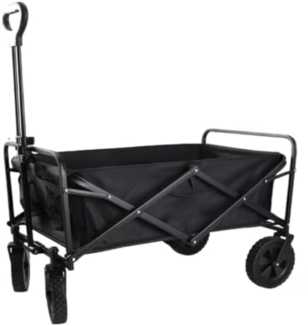Portable Camping Cart,Portable Beach Trolley Cart for Outdoor Camping Folding Multifunctional Stall Trolley with Express Delivery Option
