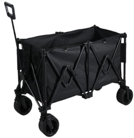 Portable Camping Cart,Outdoor Folding Aluminum Alloy Beach Trolley Car