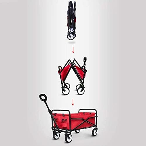 Portable Camping Cart,Outdoor Folding Utility Wagon Folding Camping Ca