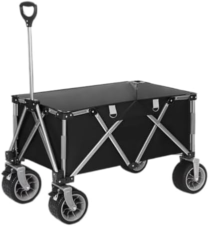 Portable Camping Cart,Portable Beach Trolley Cart for Camping and Outd