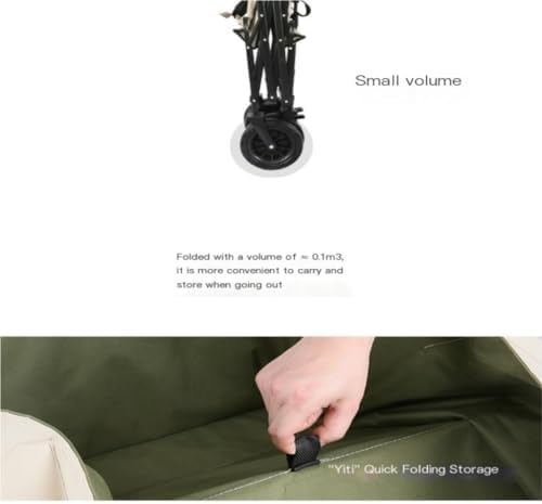 Portable Camping Cart,Portable Beach Camping Trolley Cart with Foldabl