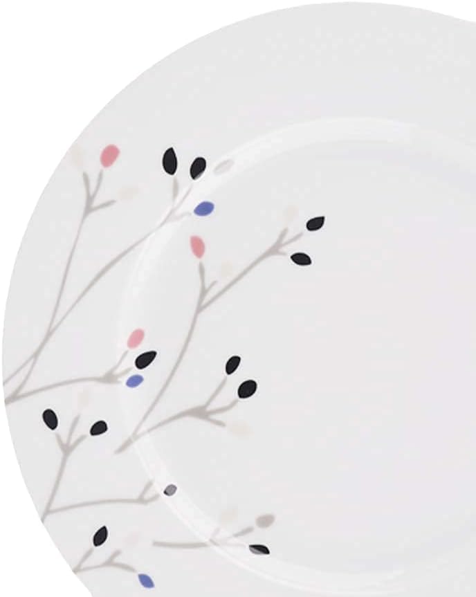 Amazon Basics Dinnerware Set, Microwave and Dishwasher Safe, Service f