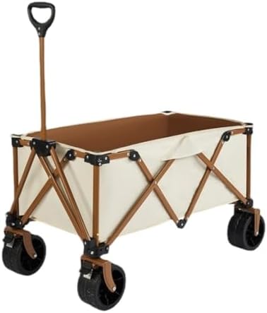 Portable Camping Cart,Portable Folding Beach Trolley Cart for Camping and Outdoor Activities