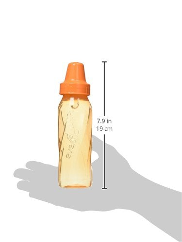 Evenflo Feeding Classic Tinted Plastic Standard Neck Bottles for Baby,