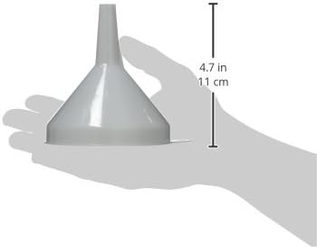 Winco 226.8g(8온스) 깔때기, 플라스틱, 10.8cm(4-1/4인치)