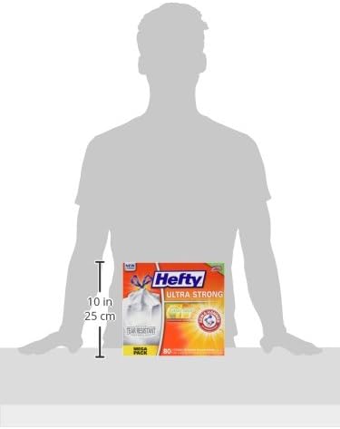 Hefty Ultra Strong Tall Kitchen Trash Bags, Citrus Twist Scent, 13 Gal