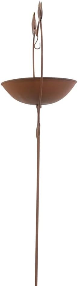 Bird Feeder Metal Outdoor Bird Bath Standing Bird Feeder for Outside