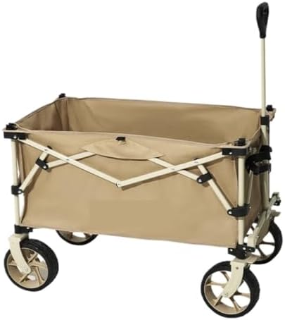 Portable Camping Cart,Beach Trolley Cart Camper Outdoor Portable Folding Cart with 150L Picnic Trailer Four Way Folding Design for Easy Transport and Storage