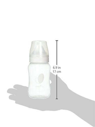 Evenflo Feeding Premium Proflo Venting Balance Plus Wide Neck Baby, Newborn and Infant Bottles - Helps Reduce Colic - 9 Ounce (Pack of 6)