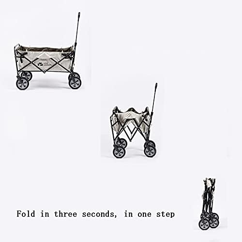 Portable Camping Cart,Camping Wagon, Folding Garden Cart, Shopping Tro