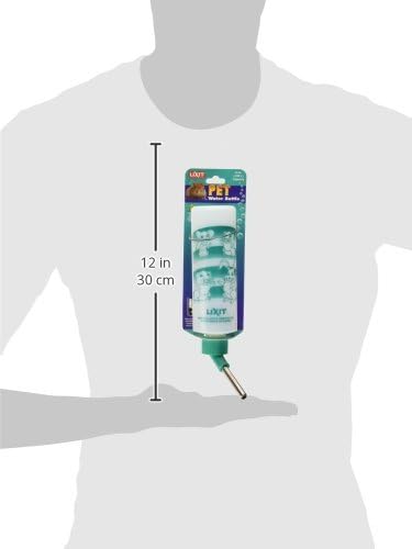 Lixit Weather Resistant Cage Water Bottles for Rabbits, Ferrets, Guine