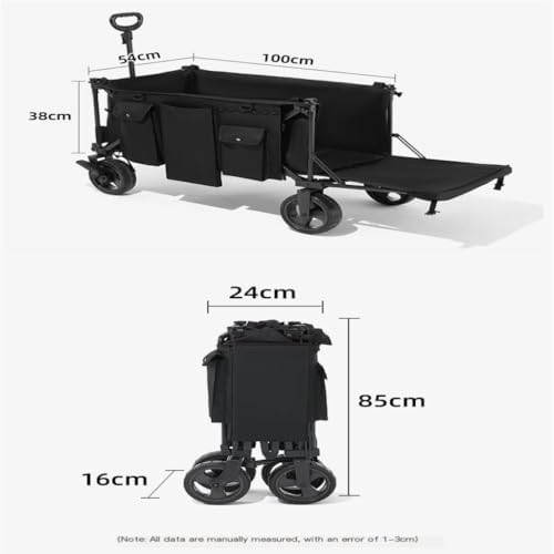 Portable Camping Cart,Portable Beach Trolley Cart for Camping Outdoor Picnics and Gatherings Foldable and Easy to Carry Ideal for Camper Trailers and Outdoor Activities