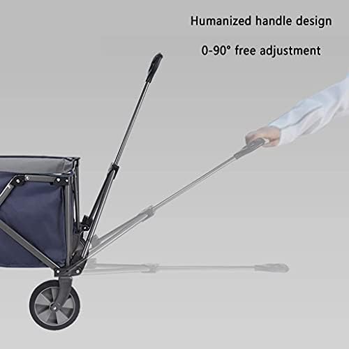 Collapsible Wagon Cart with Wheels Foldable Folding Wagons Carts Silen