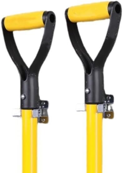 Wall-Mounted Garden Tool Holder with 10 Packs of Brooms and mops with 