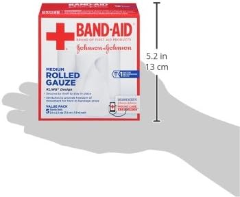 Band-Aid Brand of First Aid Products Flexible Rolled Gauze Dressing fo