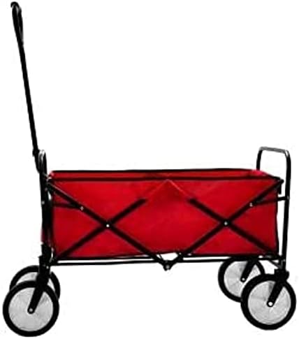 Collapsible Wagon Cart with Wheels Foldable Folding Wagons Carts Silen