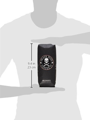 Death Wish Coffee, Organic and Fair Trade Dark Roast Whole Bean Coffee