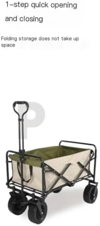 Portable Camping Cart,Portable Beach Camping Trolley Cart with Foldabl