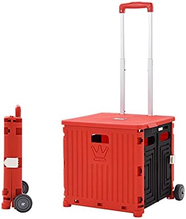 Collapsible Wagon Cart with Wheels Foldable Folding Wagons Carts Silen