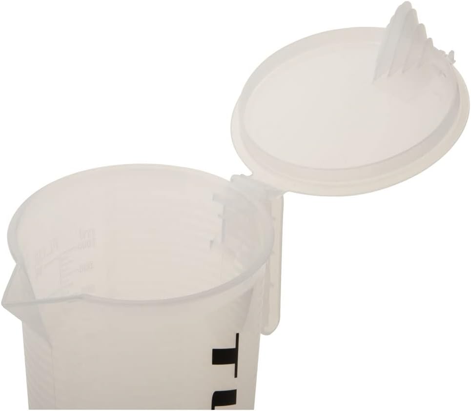 Tusk (35oz)(1000cc) Oil Change Measuring Cup with Lid for Racing and Lawn care