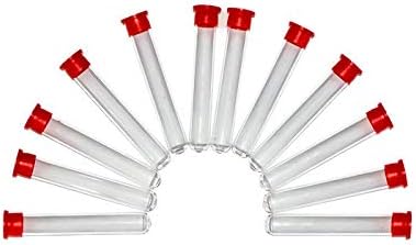RELODECOR Hummingbird Feeder Tubes with Red Cap for Hummingbird Feeders 12 Pack