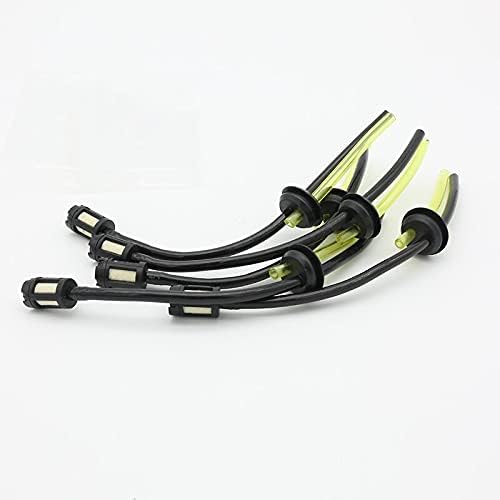 5pcs Fuel Hose Pipe Tube with Tank Filter Compatible with 43cc 52cc 40