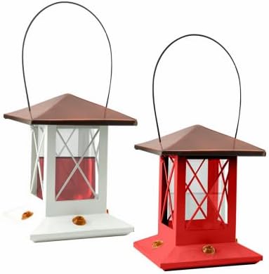 Red & White Assorted Lantern Hummingbird Feeders by Woodlink