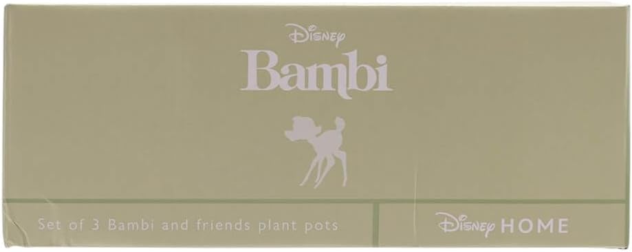 Disney Home - Forest Friends Set of 3 Character Indoor Small Pots