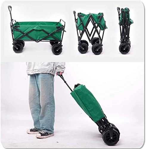 Portable Camping Cart,Outdoor Folding Utility Wagon Outdoor Garden Uti