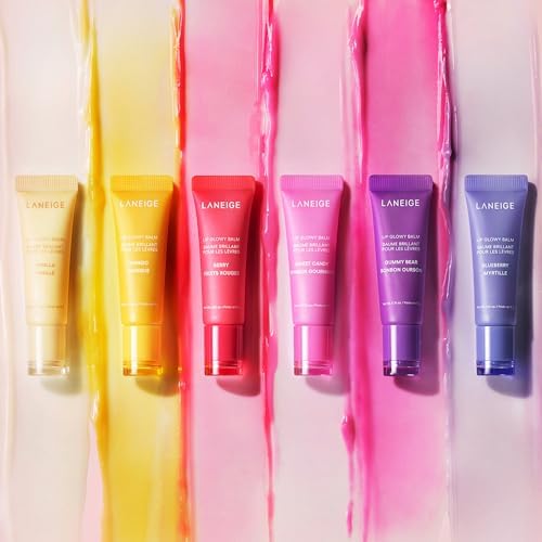 LANEIGE Lip Glowy Balm: Sheer Tinted Lip Moisturizer with Shea Butter,