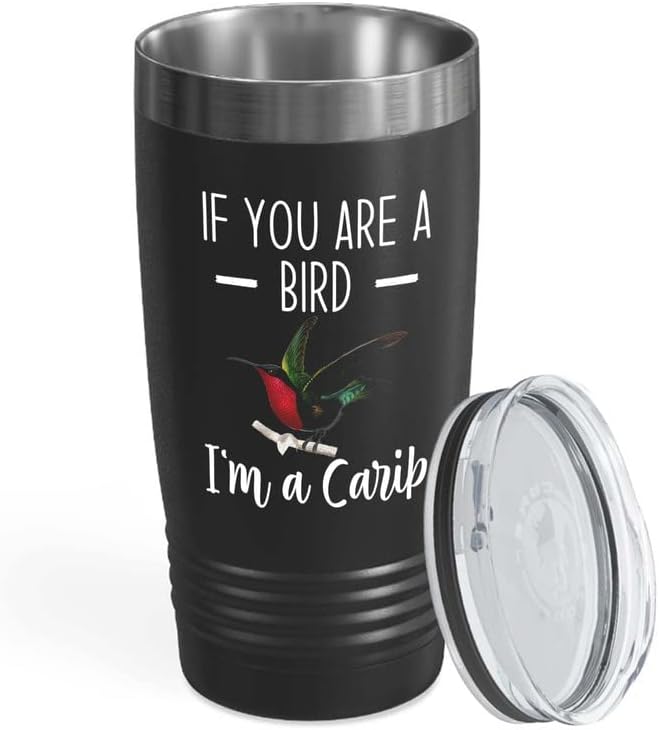 Bird Lover Black Edition Viking Tumbler 20oz - Bird and Carib - Hummin