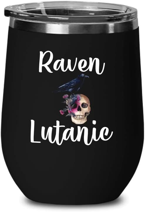 Bird Lover Black Edition Wine Tumbler 12oz - Rven lutanic - Hummingbir