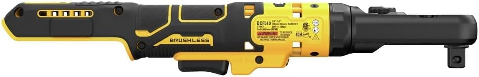 DEWALT 20V MAX XR Cordless Ratchet, 3/8" and 1/2" Sealed Head Ratchet,