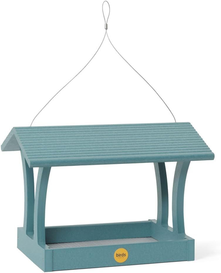 Birds Choice Fly-Thru Bird Feeder Recycled Plastic Hanging Bird Feeder