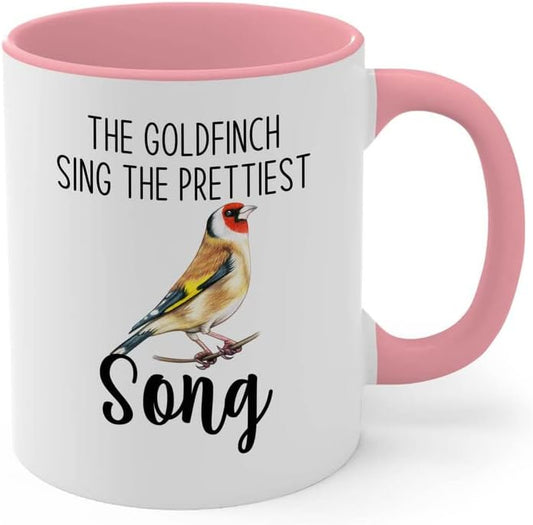 Bird Lover Two Tone Pink Edition 11oz - Prettiest Song - Hummingbird Nest Cage Parrot Dad Gardening Outdoor Birdwatcher Feeder